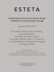 Architecture & Interior Design Concept Package