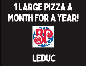 Leduc Boston Pizza -1 Lg Pizza a Month for a Year