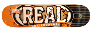 Real Skateboards Deck Signed By The Team