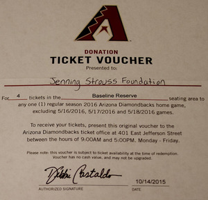 Diamondback baseline reserve tickets 1 of 1 s300