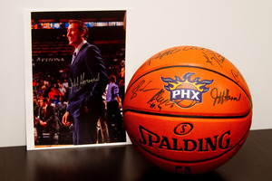 Phoenix Suns Team Signed Basketball