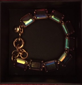 J. Crew Iridescent Crystal Bracelet