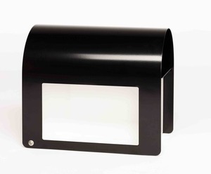 Black empty mailbox s300