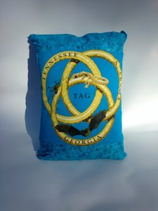 Handmade TAG Throw Pillow