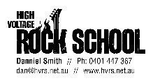 High Voltage Rock School Tuition for Band $1500