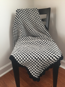 Alabama Houndstooth Lap Blanket