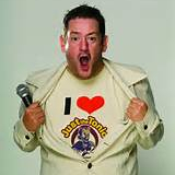 Introduce Johnny Vegas to stage