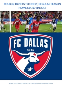 4 Tickets to one FC Dallas Soccer Home Match