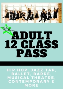 Pure Energy - Adult 12 Class Pass