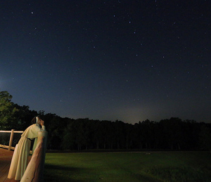 Matted Photo of "Stargazer"