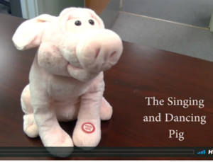 Singing/Dancing Pig