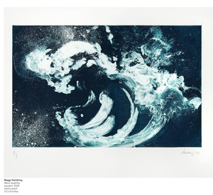 Maggi hambling wave laughing aquatint 2009 12x9inches s300