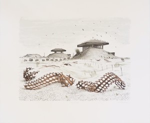 Lot 02 - David Gentleman Print (Snape Maltings)