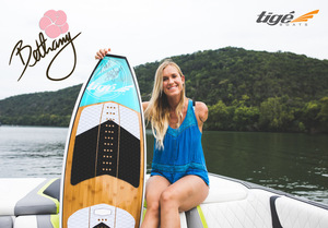 Bethany Hamilton Autographed Wakesurf Board