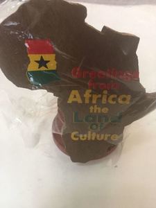 African Continent Pencil Holder