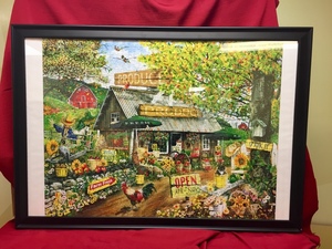 Framed Farmers Market Puzzle