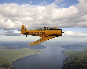 Flight in a Harvard Aircraft