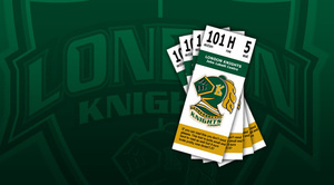 4 London Knight's Tickets vs Sarnia Sting