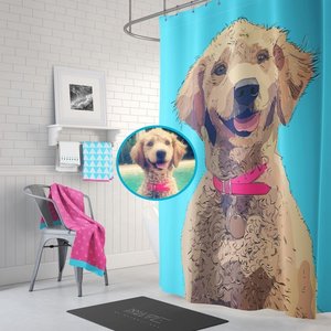 Your Pet on a Shower Curtain