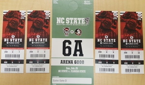 NC State vs Florida State Basketball Tickets