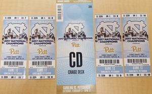 UNC vs Pitt Basketball Tickets - Dean Smith Center