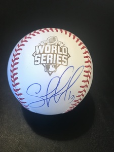 Salvador Perez Autographed 15 World Series Ball