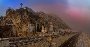 Foggy Gellert Hill