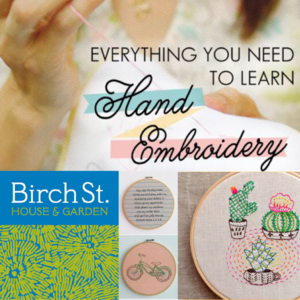 Birch St. House and Garden "Sip & Stitch"