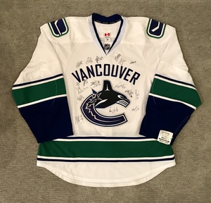 Signed Canucks Jersey