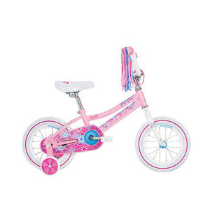 Girl's First Bike with Training Wheels