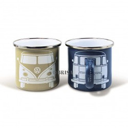 T1 VW Bus Enamel Camp Cup Set