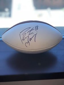 Peyton Manning autographed football