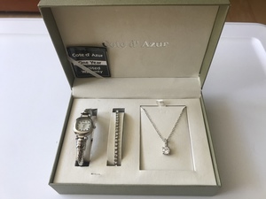 Cote D'Azur Watch, Bracelet and Necklace