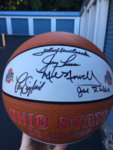 1960 Ohio State Buckeyes Autographed Basketball