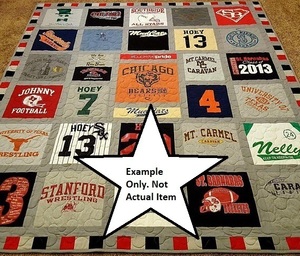 Dallas Derby Devils Handmade T-Shirt Blanket