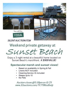 3 Night private getaway at Sunset Beach