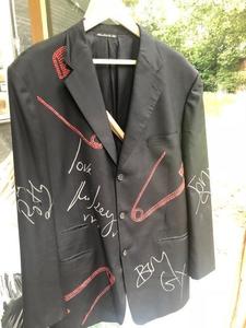 Boy george jacket and drumsticks s300