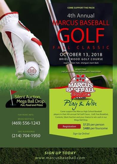 MARCUS BASEBALL FUNDRAISER