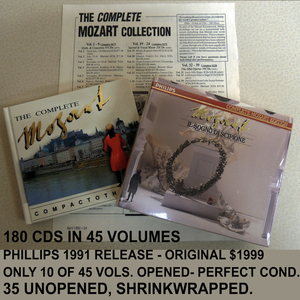 Complete mozart cds s300