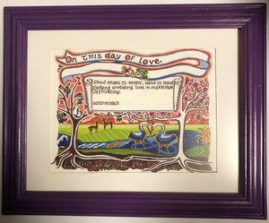 Wedding certificate s300