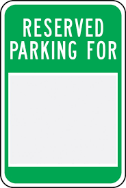 Miss Brady's Reserved Parking Spot @TCHS