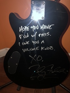 Guitar Signed by Johnny Galecki