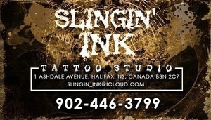 077.  Slingin Ink  $100.00 Gift Card