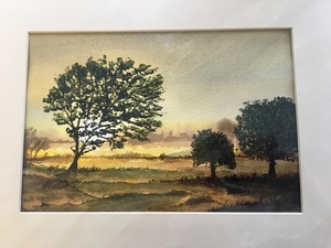 Framed Watercolour Painting