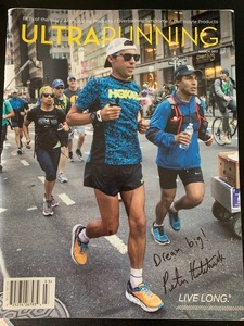 Pete Kostelnick signed Ultrarunning Magazine