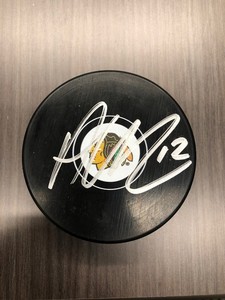 #12 Alex DeBrincat Autographed Puck