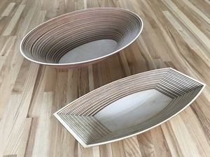 Custom decorative wood bowl