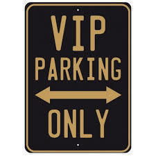 Vip parking only s300