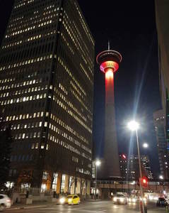 CALGARY TOWER “SHINE A LIGHT ON FILM”