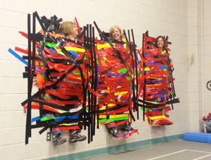 Duck tape to the wall s300